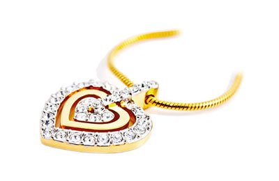 Jewellery coated with AURUNA<sup>®</sup> 215.