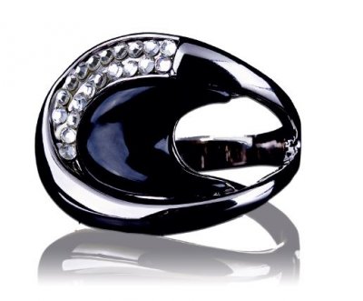 Ring coated with RHODUNA<sup>®</sup> 470 Black.