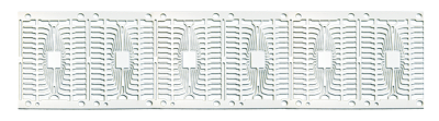 Leadframe silver plating and contact surfaces.